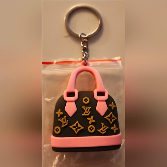 Louis Vuitton Brown Purse Key Chain Collectible Novelty Trinket Shoulder Bag - Picture 4 of 7